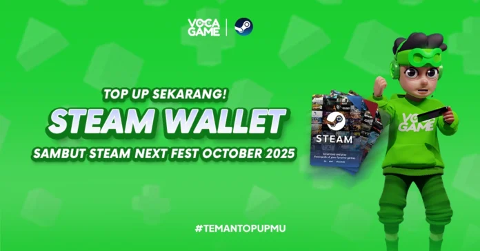 Top Up Steam Wallet, Sambut Steam Next Fest October 2025