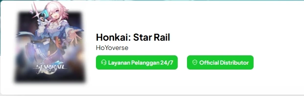 Top Up Honkai Star Rail