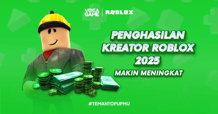 Penghasilan kreator Roblox 2025