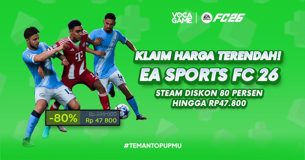 Klaim Harga Terendah! EA Sports FC 26 Steam Diskon 80 Persen hingga Rp47.800