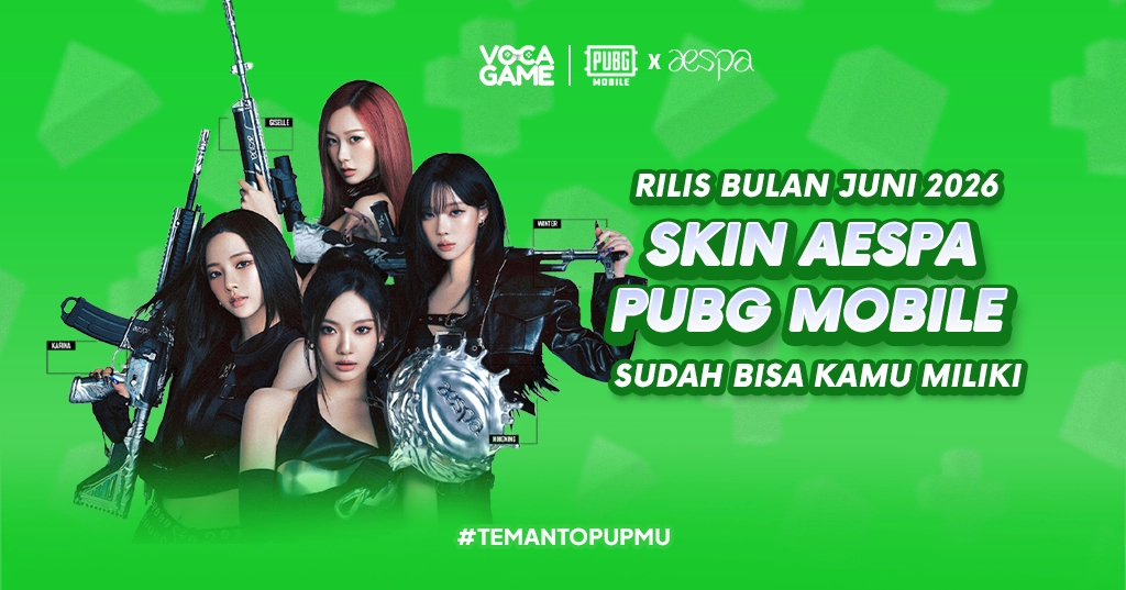 Rilis Bulan Juni 2026, Skin Aespa PUBG Mobile Sudah Bisa Kamu Miliki