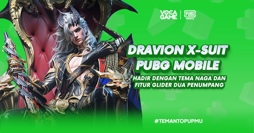 Dravion X-Suit PUBG Mobile Hadir dengan Tema Naga dan Fitur Glider Dua Penumpang