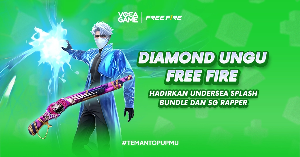 Diamond Ungu Free Fire Hadirkan Undersea Splash Bundle dan SG Rapper