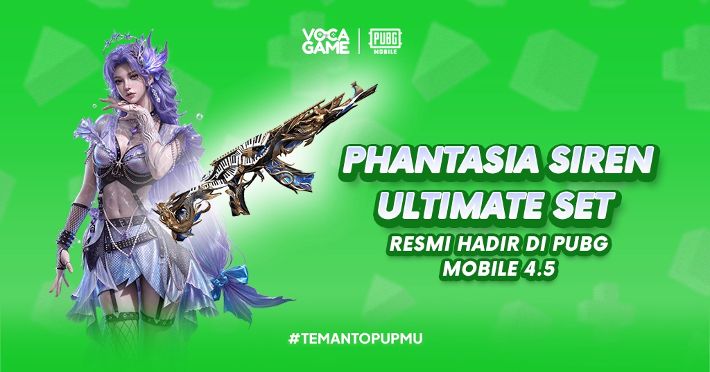 Phantasia Siren Ultimate Set Resmi Hadir di PUBG Mobile 4.5