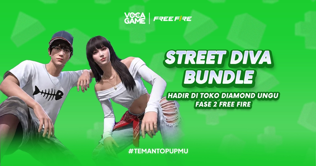 Street Diva Bundle Hadir di Toko Diamond Ungu Fase 2 Free Fire