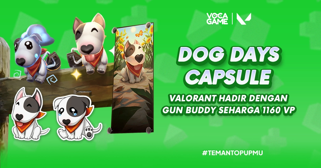Dog Days Capsule VALORANT Hadir dengan Gun Buddy Seharga 1160 VP