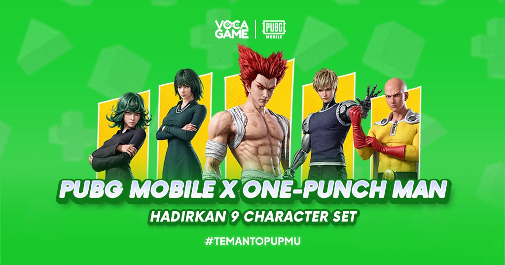 PUBG Mobile x One-Punch Man Hadirkan 9 Character Set