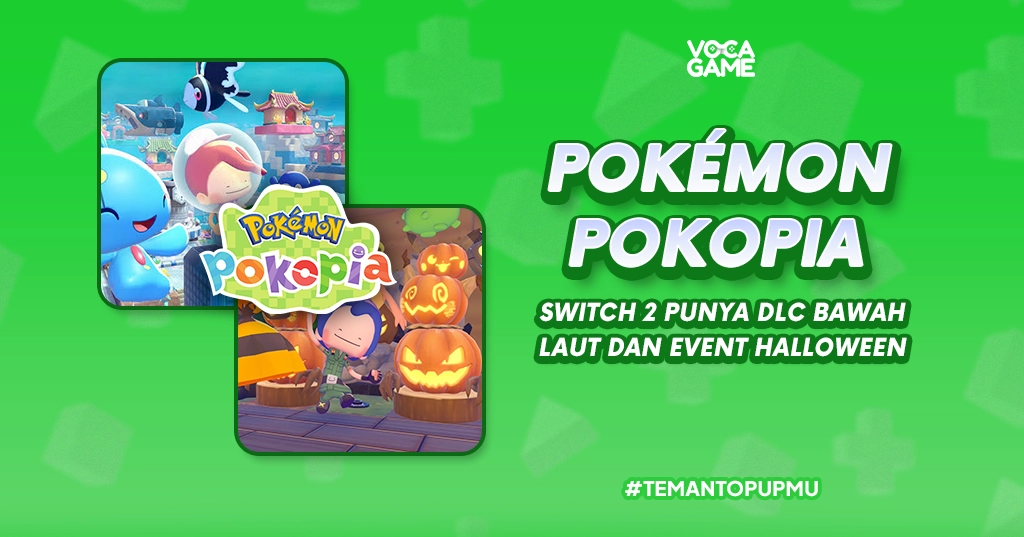 Pokémon Pokopia Switch 2 Punya DLC Bawah Laut dan Event Halloween