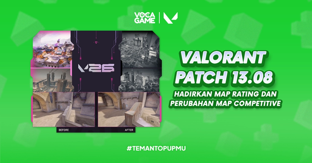 Map Rating VALORANT Hadir di Patch 13.08 dengan Perubahan Sistem Competitive